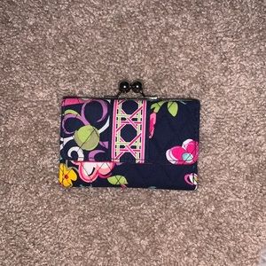 Vera Bradley Tri-Fold Wallet and Snap Coin Purse